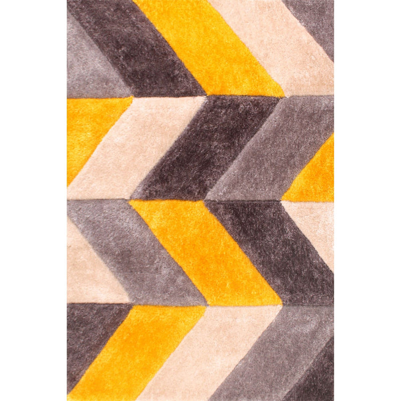 Blazon rugs in Ochre by URCO