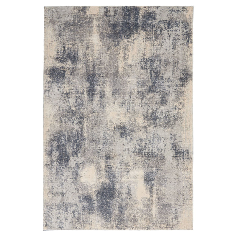 Rustic Textures Rugs RUS02 in BLUIV