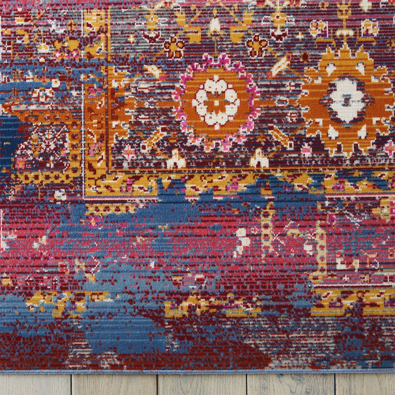 Vintage Kashan Rugs VKA03 by Nourison in Red Multi