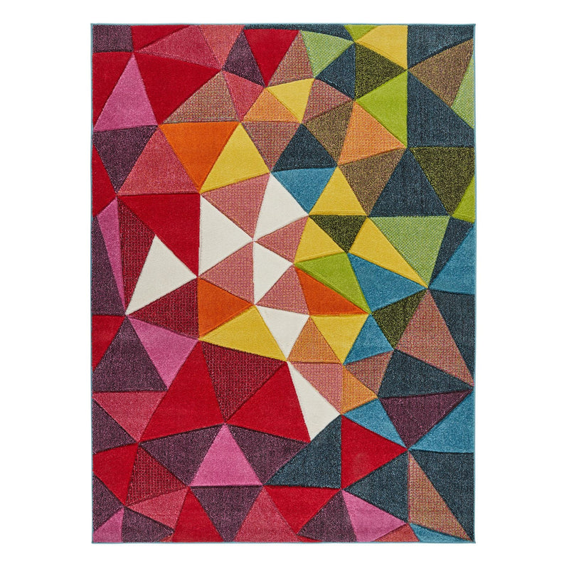 Viva VIV103 Geometric Rug by Concept Looms in Multi