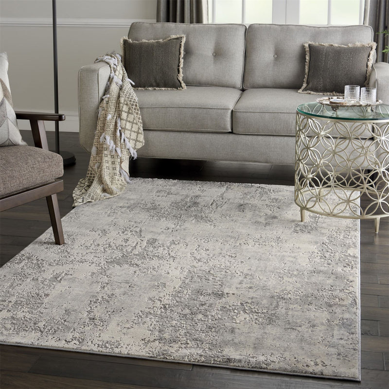 Rustic Textures Rugs RUS07 in GRYBG