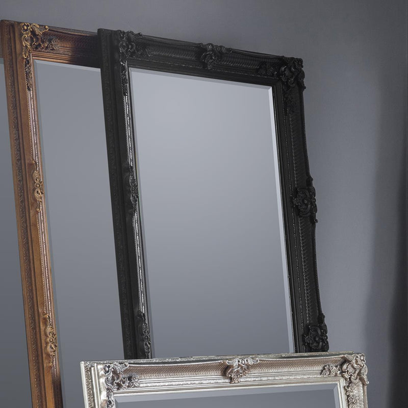 Calliope Leaner Mirror in Black