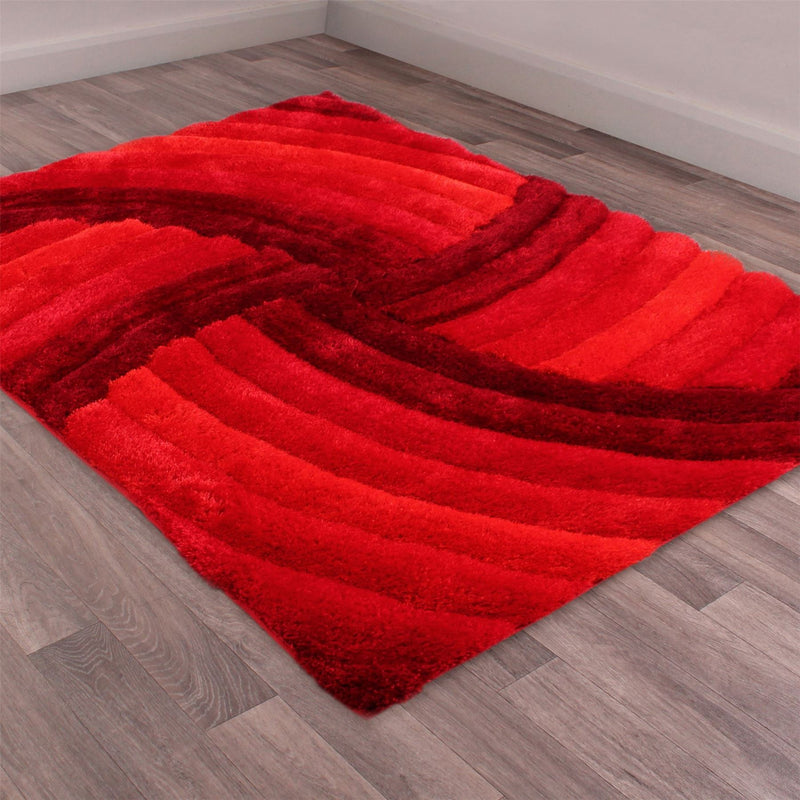 Mumbai Rugs in Red