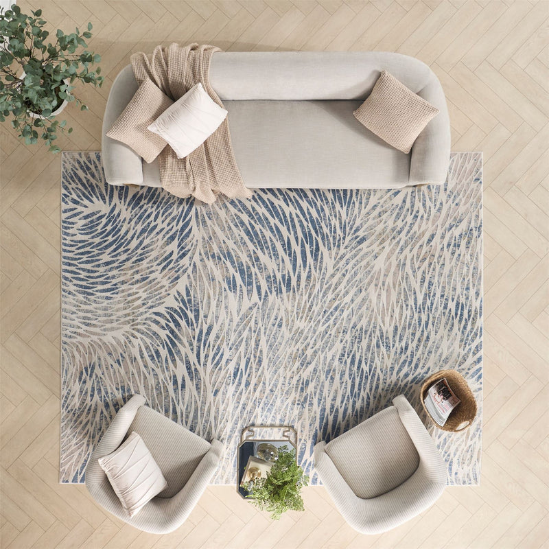 Nourison Exhale Abstract Rugs EXL03 in Multi