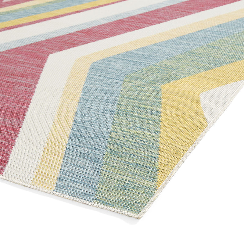 Spectrum E9335 Indoor Outdoor Geometric Rugs in Multi