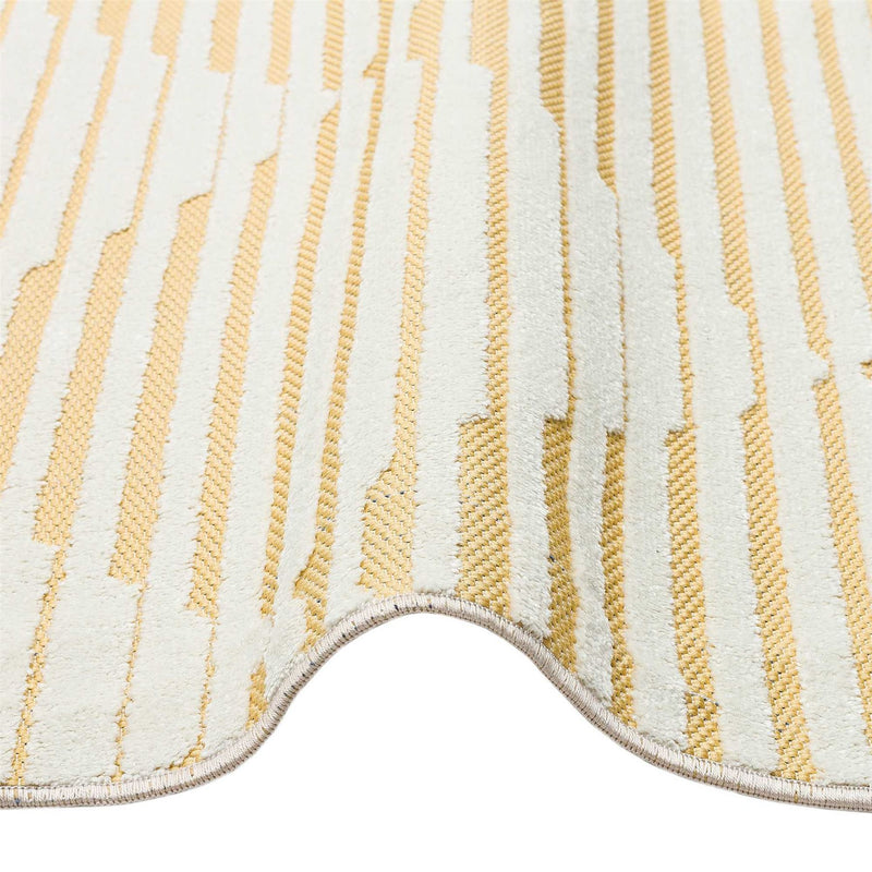 Jazz Jaz12 Indoor Outdoor Rugs in Amber Yellow