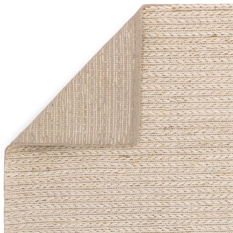 Oakley Natural Braided Jute Woven Rugs in Blonde Neutral