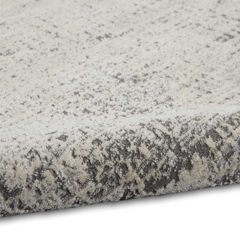 Rush Abstract Rugs CK953 by Designer Calvin Klein in Ivory Beige