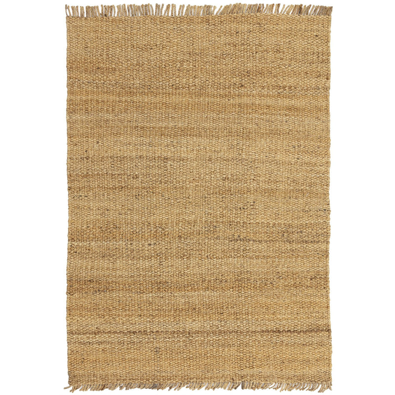 Grove Plain Flatweave Hand Woven Jute Rugs in Natural