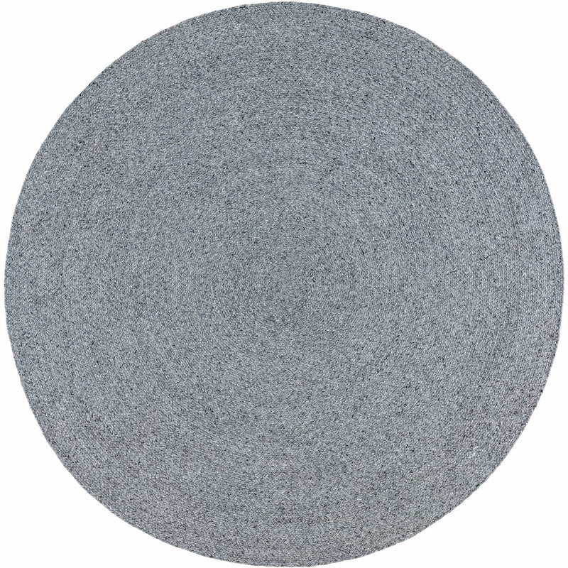 Nico Outdoor Circle Round Rugs in Grey