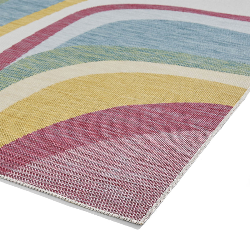 Spectrum E9333 Indoor Outdoor Abstract Rugs in Multi