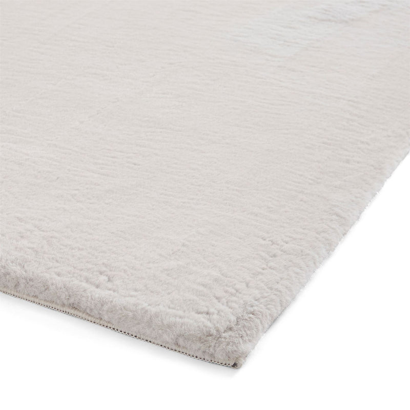 Snug Rug Modern Plain Soft Rugs in Light Grey