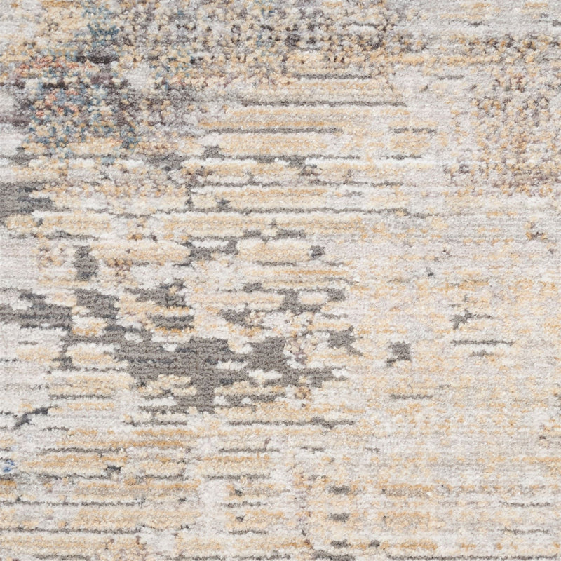 Abstract Hues ABH01 Rugs by Nourison in Beige Grey