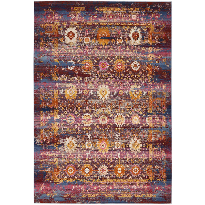 Vintage Kashan Rugs VKA03 by Nourison in Red Multi