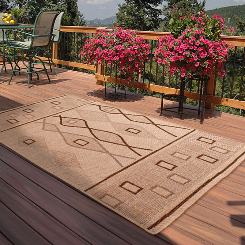 Outdoor Oasis Rugs in Natural by Rugstyle