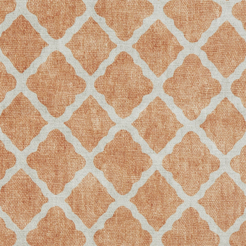 Coral H1063 Modern Washable Trellis Rugs in Yellow