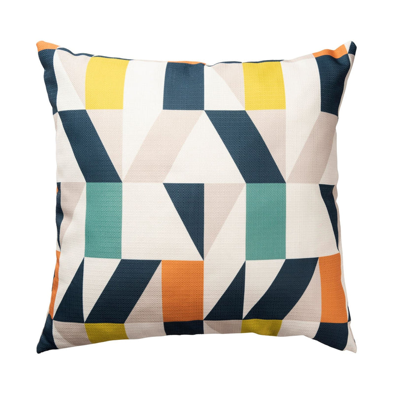 Nuevo Geometric Indoor Outdoor Cushion By Scion in Citrus Multi