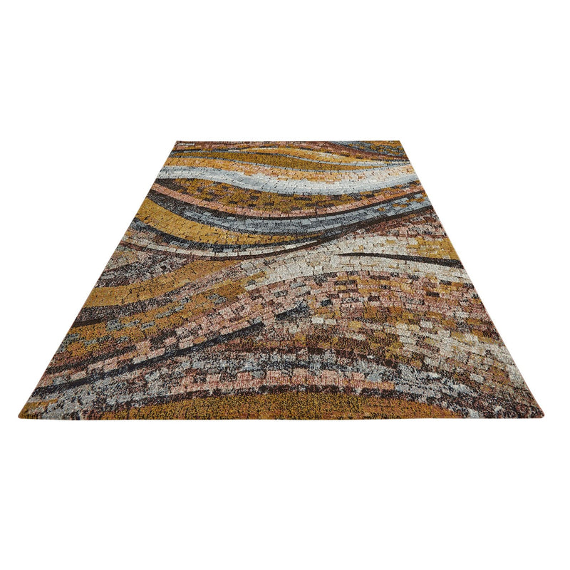 Concept Looms Amara AMA105 Marble Rugs in Bronze Brown