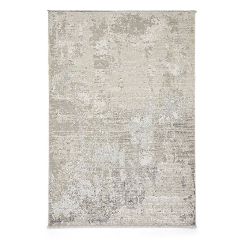 Mirage MR93 Modern Abstract Textured Metallic Rugs in Grey