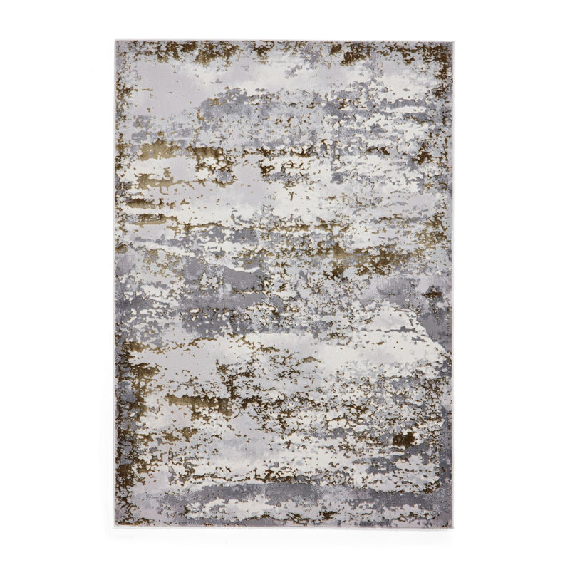 Artemis B9289A Modern Abstract Textured Rugs in Gold