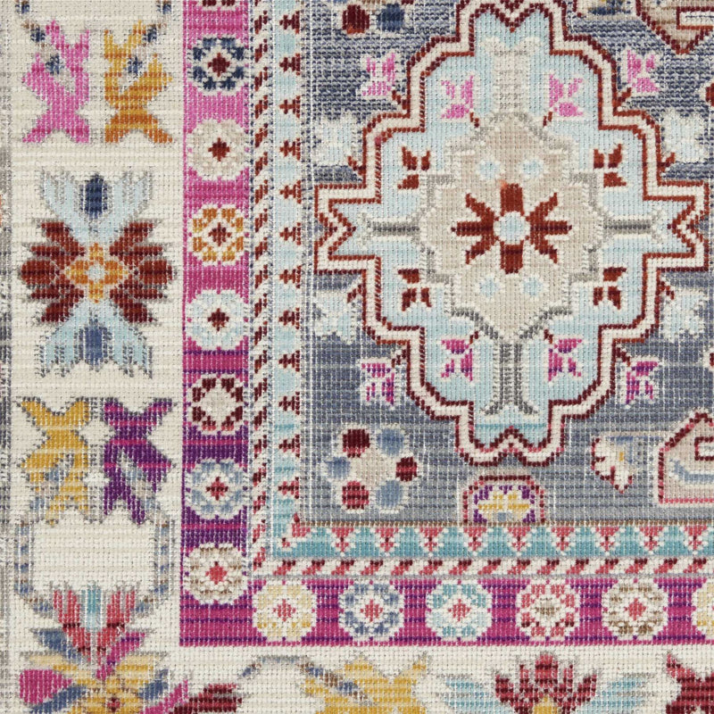 Vintage Kashan Traditional Rugs VKA05 by Nourison in Grey Multi