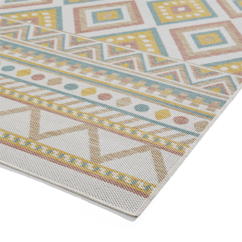 Spectrum E3145 Indoor Outdoor Geometric Rugs in Multi