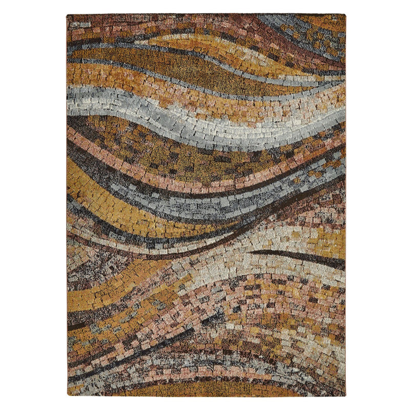 Concept Looms Amara AMA105 Marble Rugs in Bronze Brown