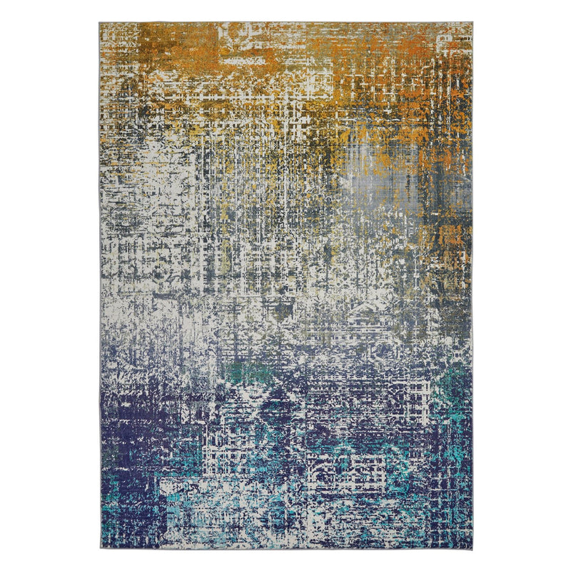 Concept Looms Lux Washable LUX06 Rugs in Blue Copper