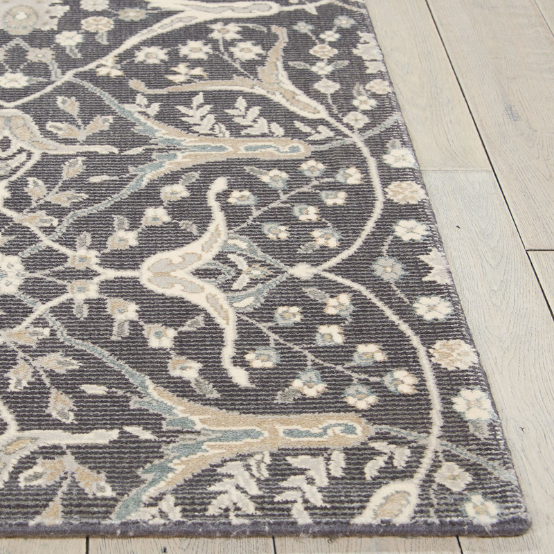 Nourison Luminance Rugs LUM08 in Graphite