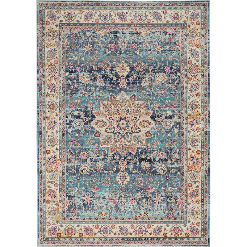 Vintage Kashan Rugs VKA01 by Nourison in Blue