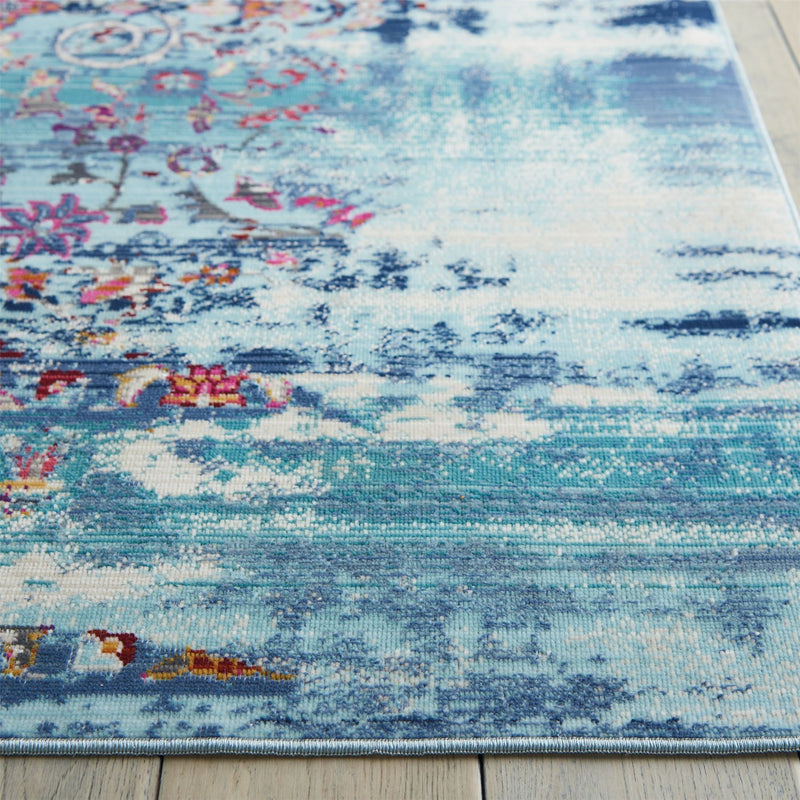 Vintage Kashan Rugs VKA02 by Nourison in Blue