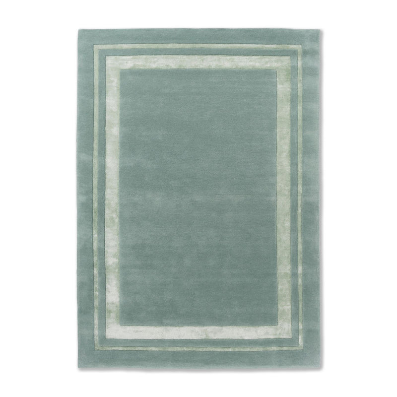 Redbrook Wool 081807 Rug by Laura Ashley in Duck Egg Green