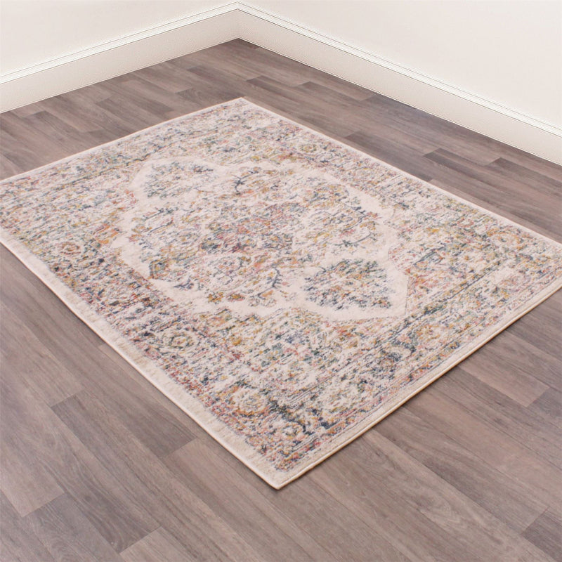 Nova 9207 Traditional Rugs in Cream White