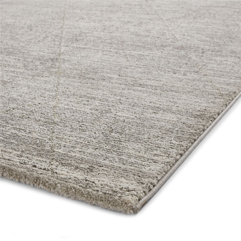 Geneva 62321 Berber Textured Plain Rugs in Grey