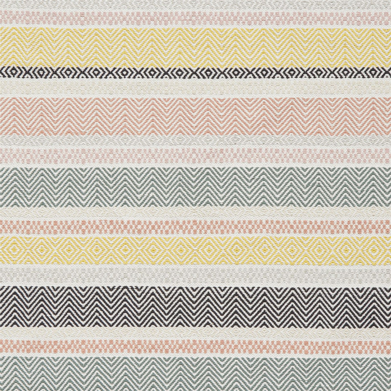 Cascade 29898 Modern Geometric Striped Rugs in Pastel Multi