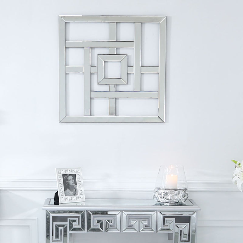 Asymmetrical Mirror Wall Art