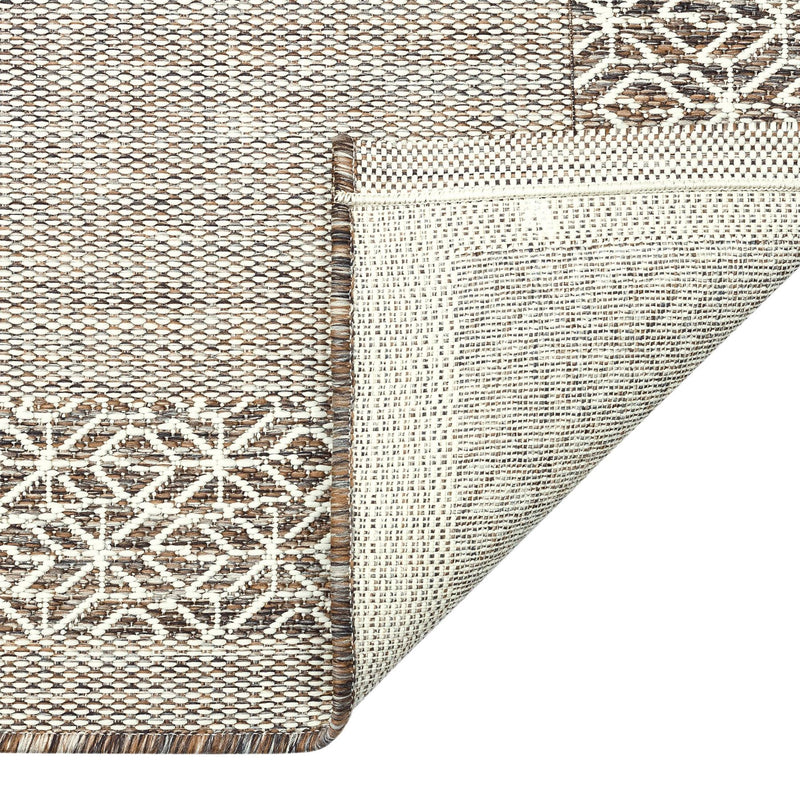 Concept Looms Terrazzo TRZ01 Indoor Outdoor Rugs in Earth Brown