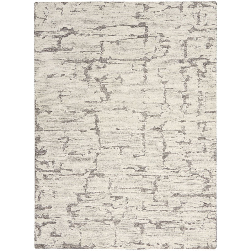 CK009 Sculptural SCL01 Abstract Rug by Calvin Klein in Grey