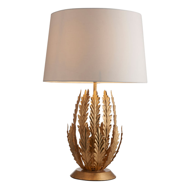 Vacanza Gold Leaf Table Lamp