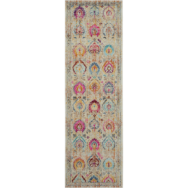 Vintage Kashan Runners VKA04 by Nourison in Ivory Multi