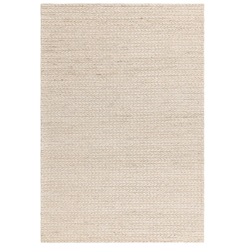 Oakley Natural Braided Jute Woven Rugs in Blonde Neutral