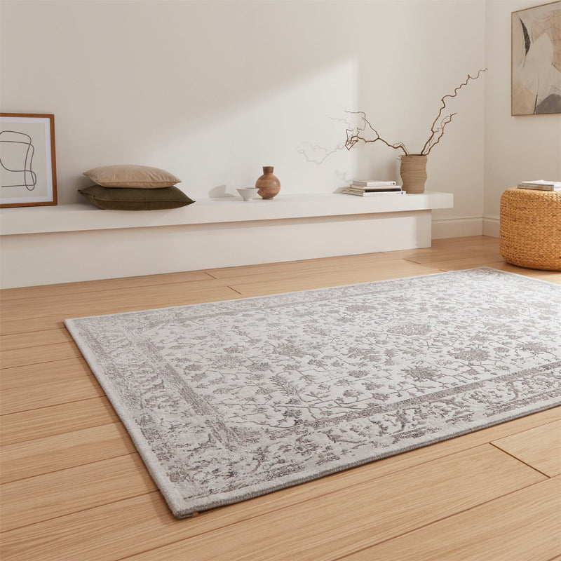 Creation 50112 Traditional Motif Rugs in Grey Silver Grey