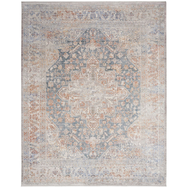 Elegant Heirlooms ELH01 Traditional Persian Rugs by Nourison in Ivory Green