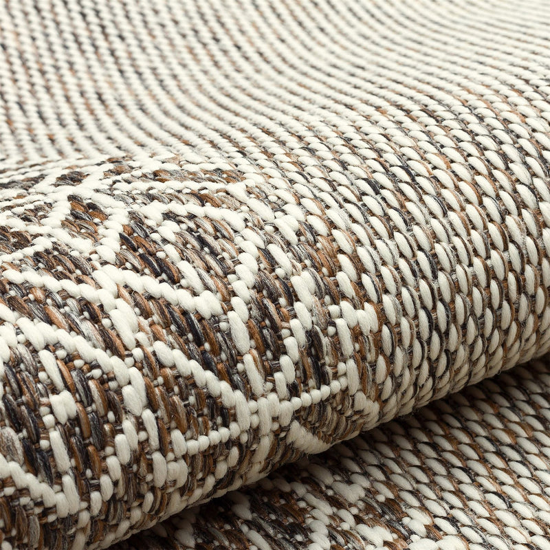 Concept Looms Terrazzo TRZ01 Indoor Outdoor Rugs in Earth Brown