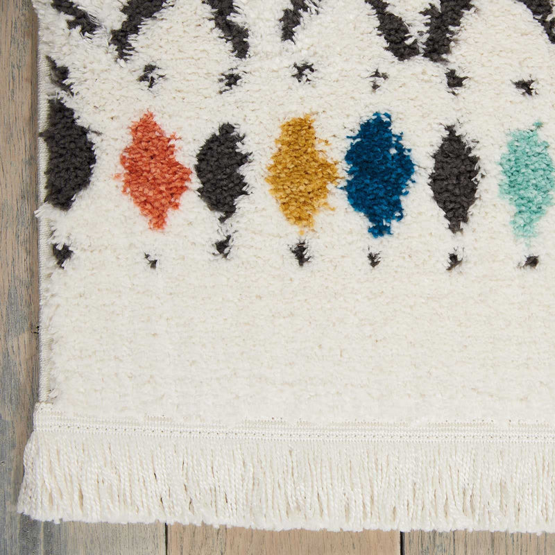 Kamala Rugs DS504 by Nourison in White