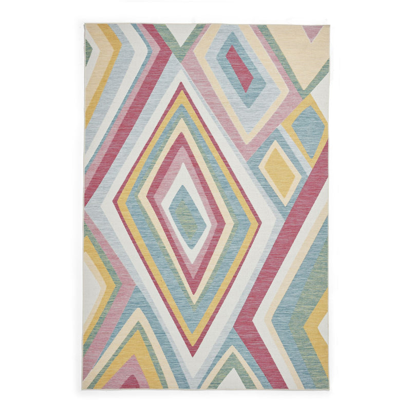 Spectrum E9335 Indoor Outdoor Geometric Rugs in Multi