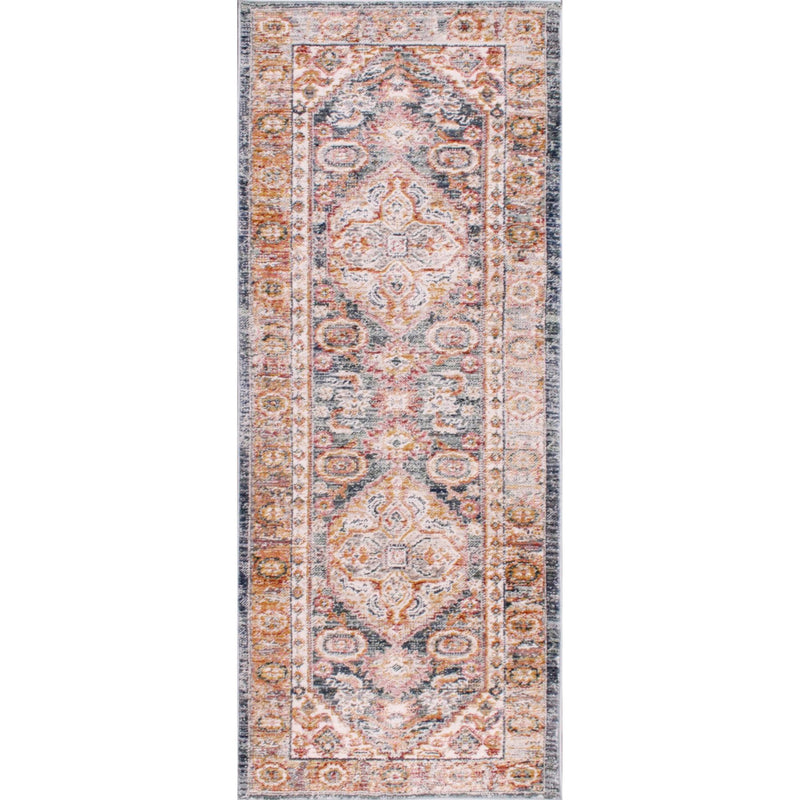 Nova 8879 Traditional Runner Rugs in Blue