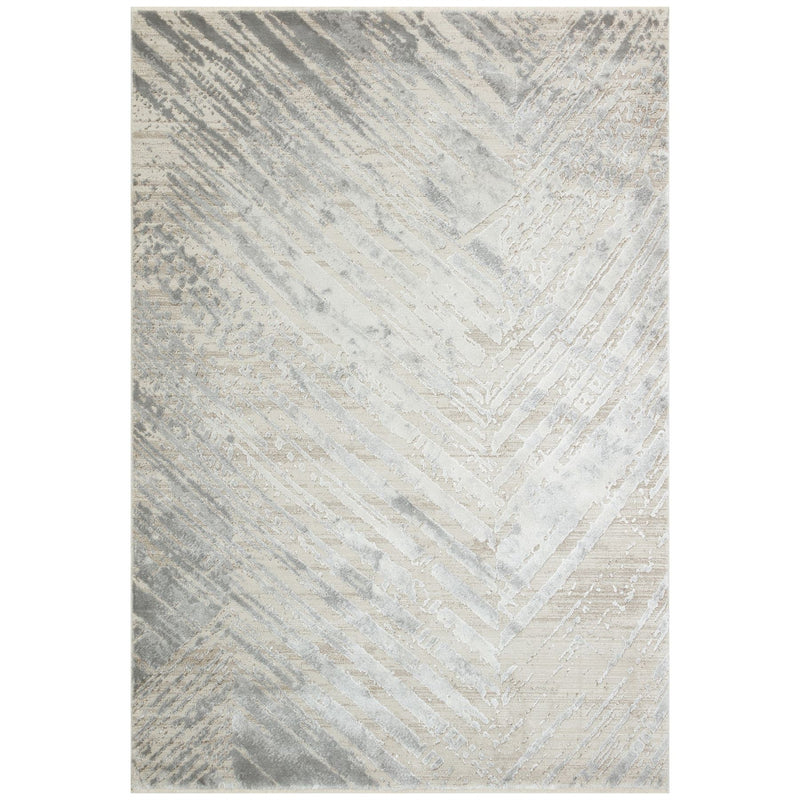 Onyx ONX05 Abstract Rugs in Silver Blue