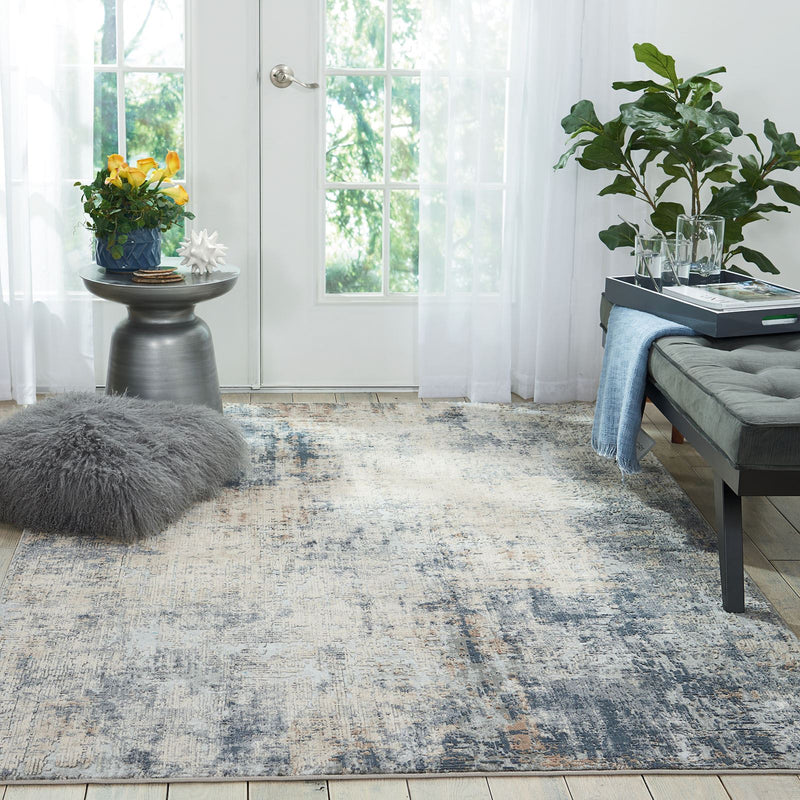 Rustic Textures Rugs RUS01 in GRYBG