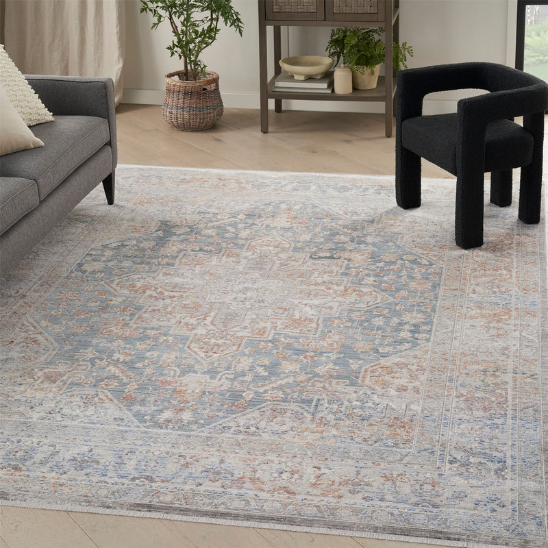 Elegant Heirlooms ELH01 Traditional Persian Rugs by Nourison in Ivory Green